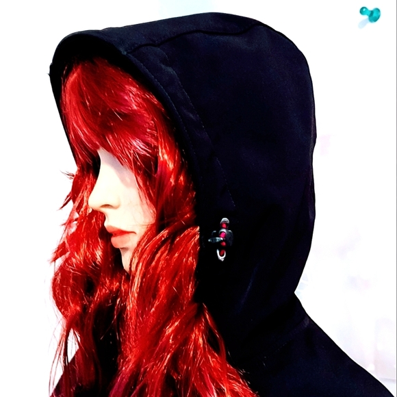 Millet Mountain Of Experience Coat Black & Pink Women's Size M (TEAR IN POCKET) - Picture 5 of 11